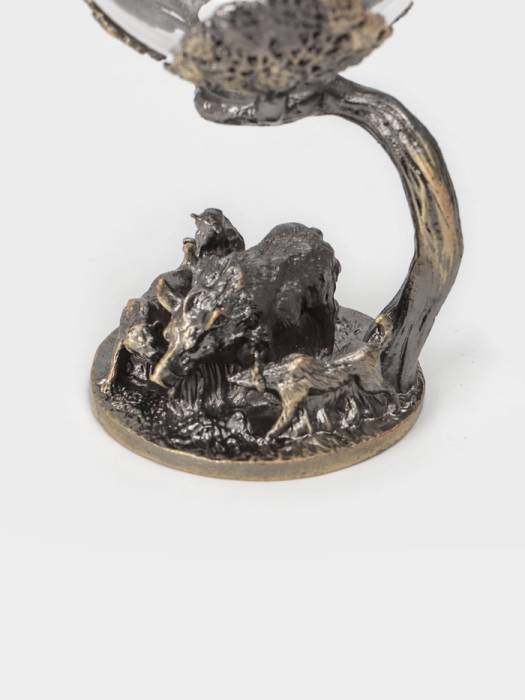 Рюмки для водки «Охота», подарочный набор на 3 персоны, рюмка 50 мл